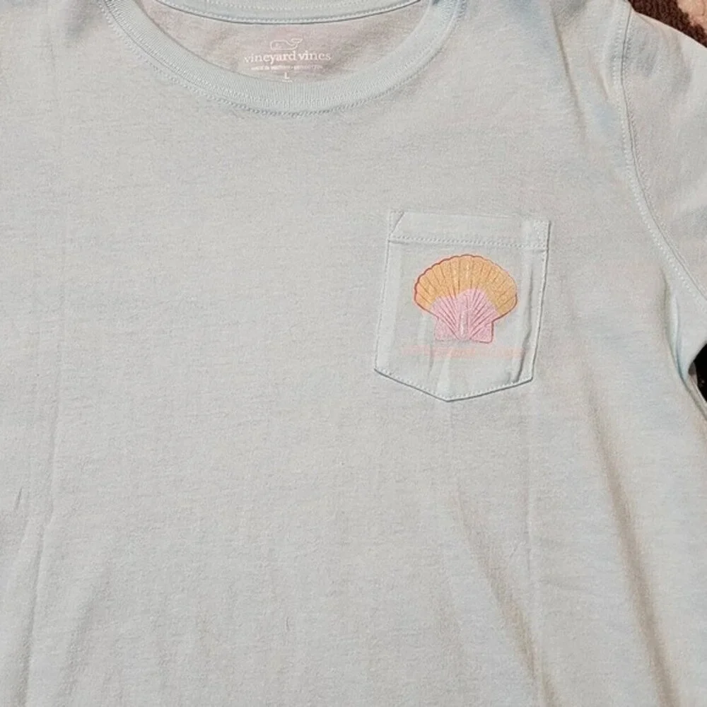 Vineyard Vines Girl t shirt Seashells size 14 / L